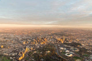 Inner areas of Melbourne look pretty good from here - and everywhere else!